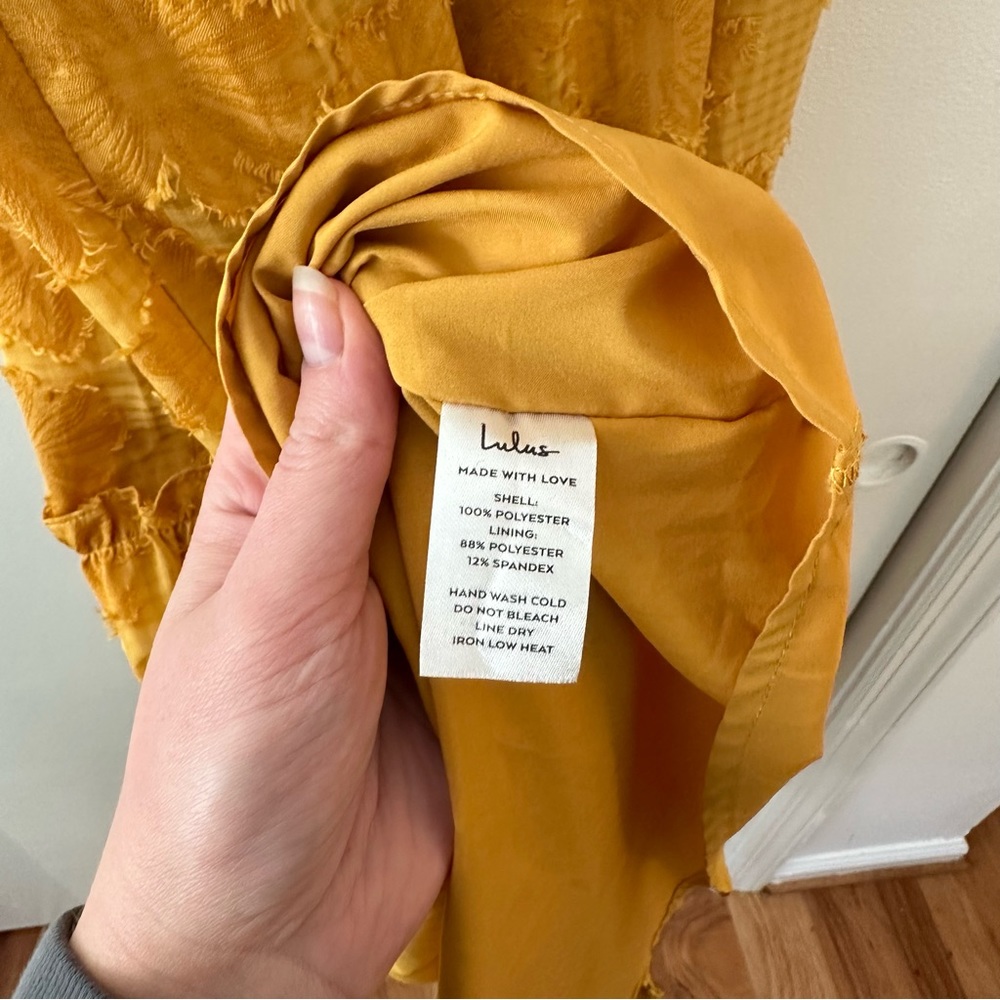 Lulus Yellow Floral Maxi Dress - Picture 10 of 12